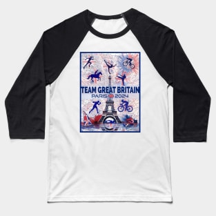 Team Great Britain - 2024 (Version 2) Baseball T-Shirt